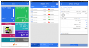 Woocommerce mobile dashboard