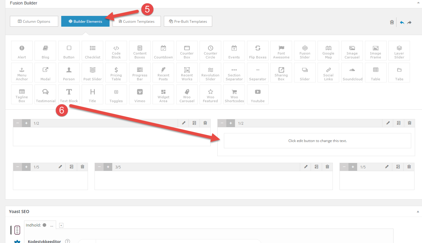 Builder Elements i Avada