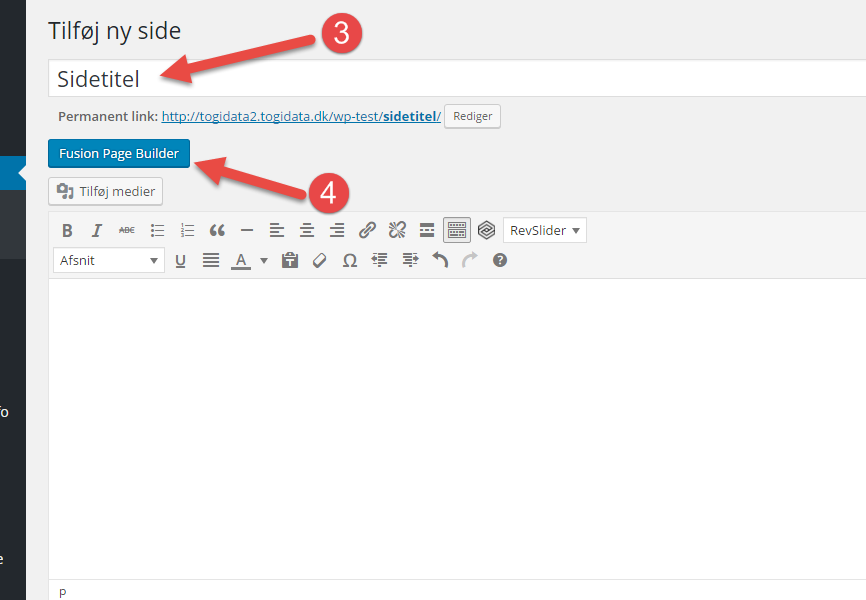 Sådan opretter du en side i WordPress